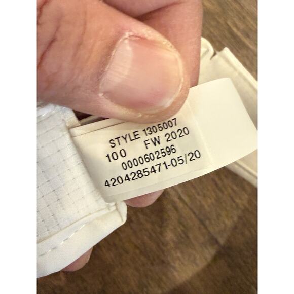 Under Armour Mens White UA Launch ArmourVent Reflectivity Visor Running OSFA - Picture 9 of 9